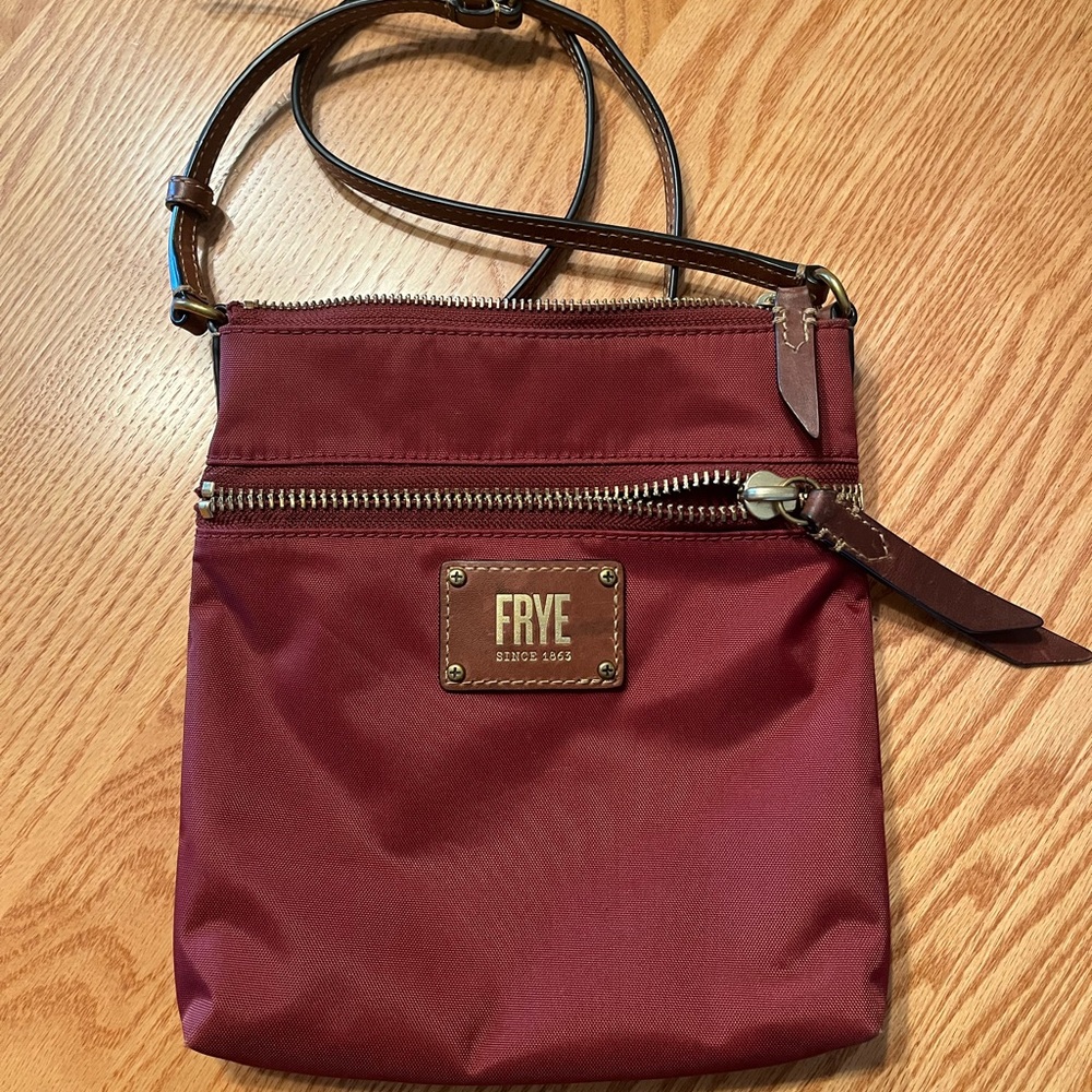 Frye red clay Ivy crossbody